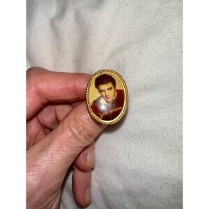 VINTAGE 60's/70's ELVIS PRESLEY "UNFORGETTABLE" RING MUSIC MEMORABILIA UNISEX